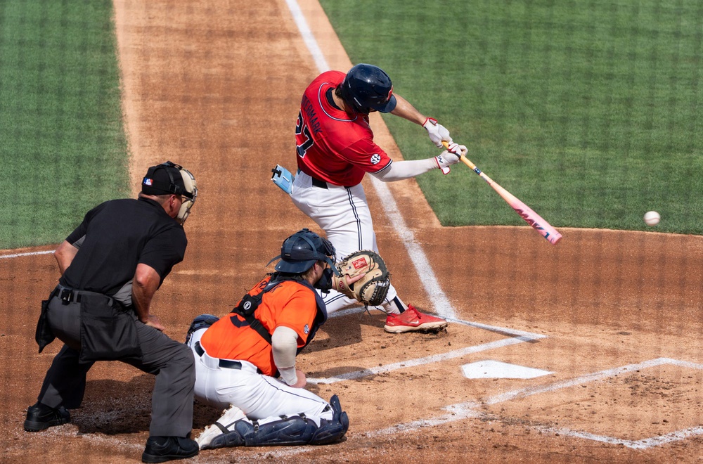 Ole Miss grabs early lead over Troy in elimination game Ole Miss grabs early lead over Troy in elimination game