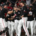 Georgia baseball celebrates.
