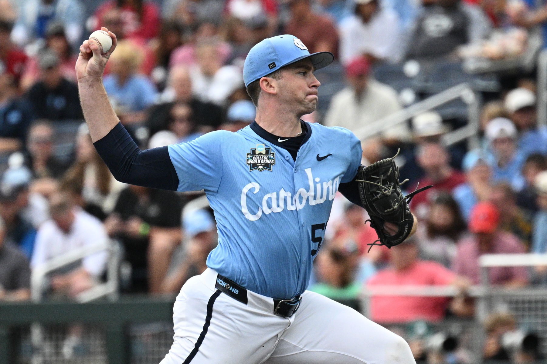 North Carolina’s Ryan Lynch exits CWS Finals Game 2 with apparent injury