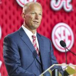Alabama coach Kalen DeBoer.