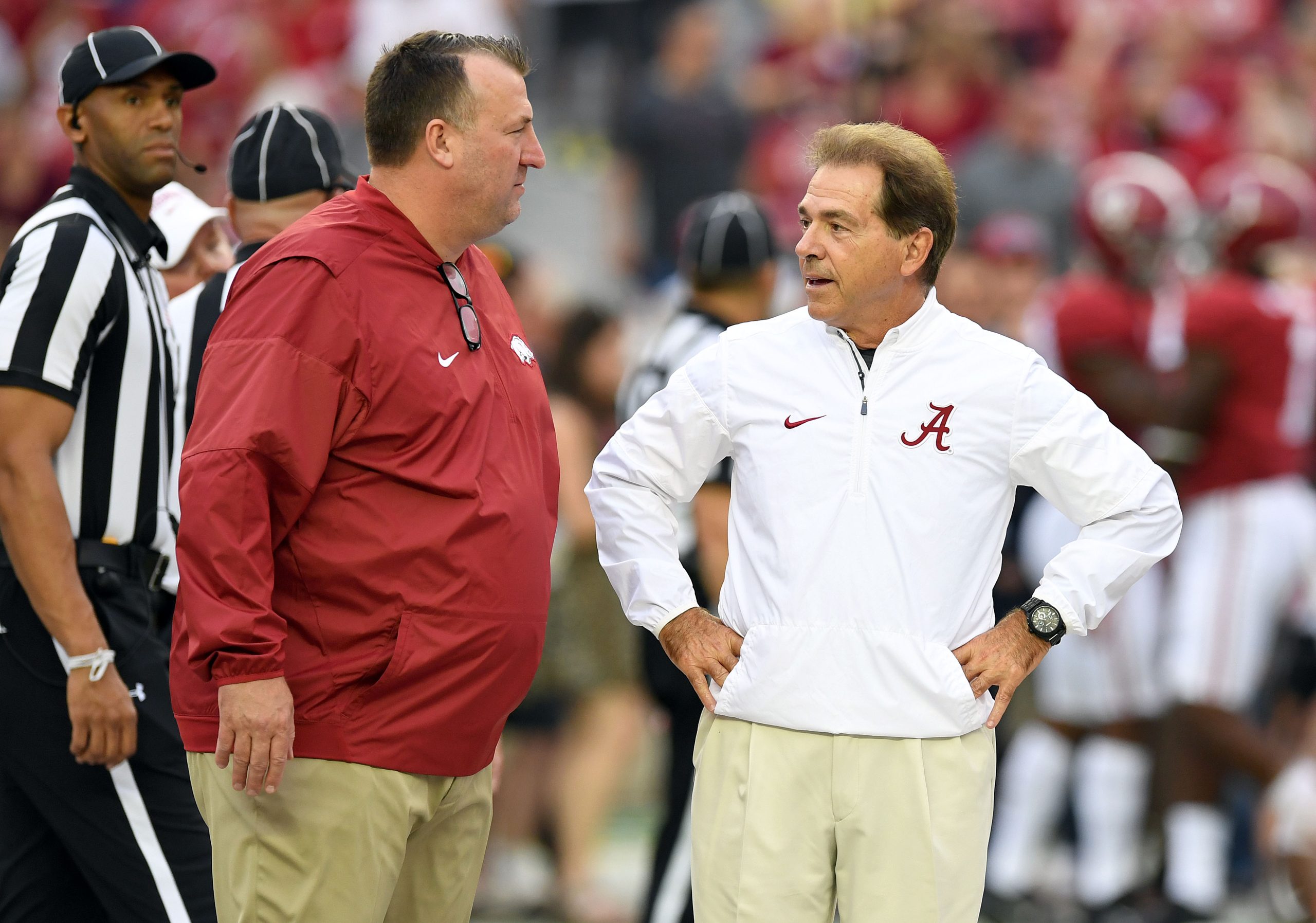 Bret Bielema trolls Nick Saban, SEC over ‘best conference’ debate Bret Bielema trolls Nick Saban, SEC over ‘best conference’ debate