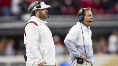 Pete Golding and Nick Saban.