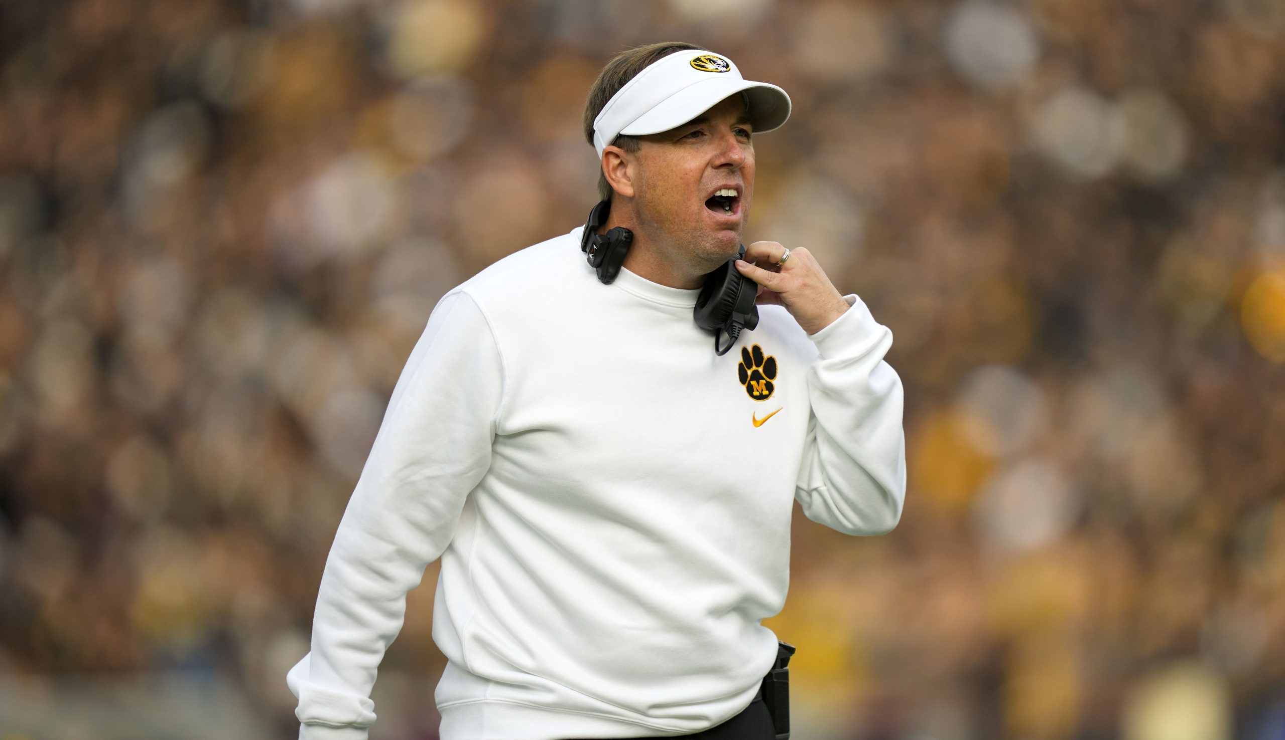 Eli Drinkwitz sounds off on CFB eligibility ambiguity: &lsquo;Complete clown show&rsquo;