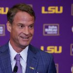 LSU coach Lane Kiffin