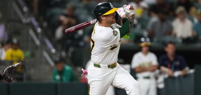 Tommy White, Athletics.