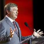 Kirby Smart at SEC Media Days.