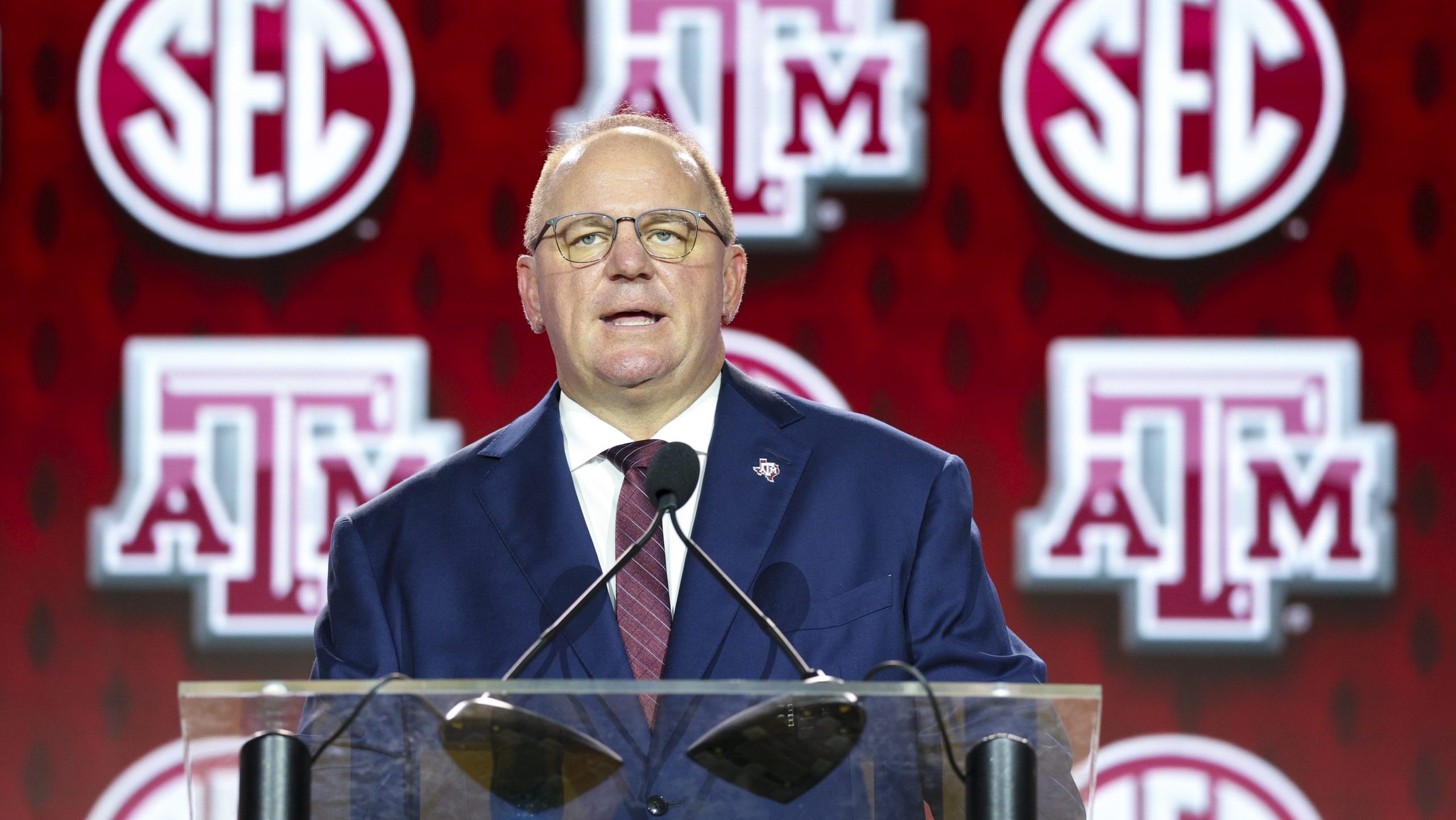 Everything Mike Elko said from the podium at SEC Media Days