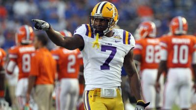 Patrick Peterson before an LSU game.