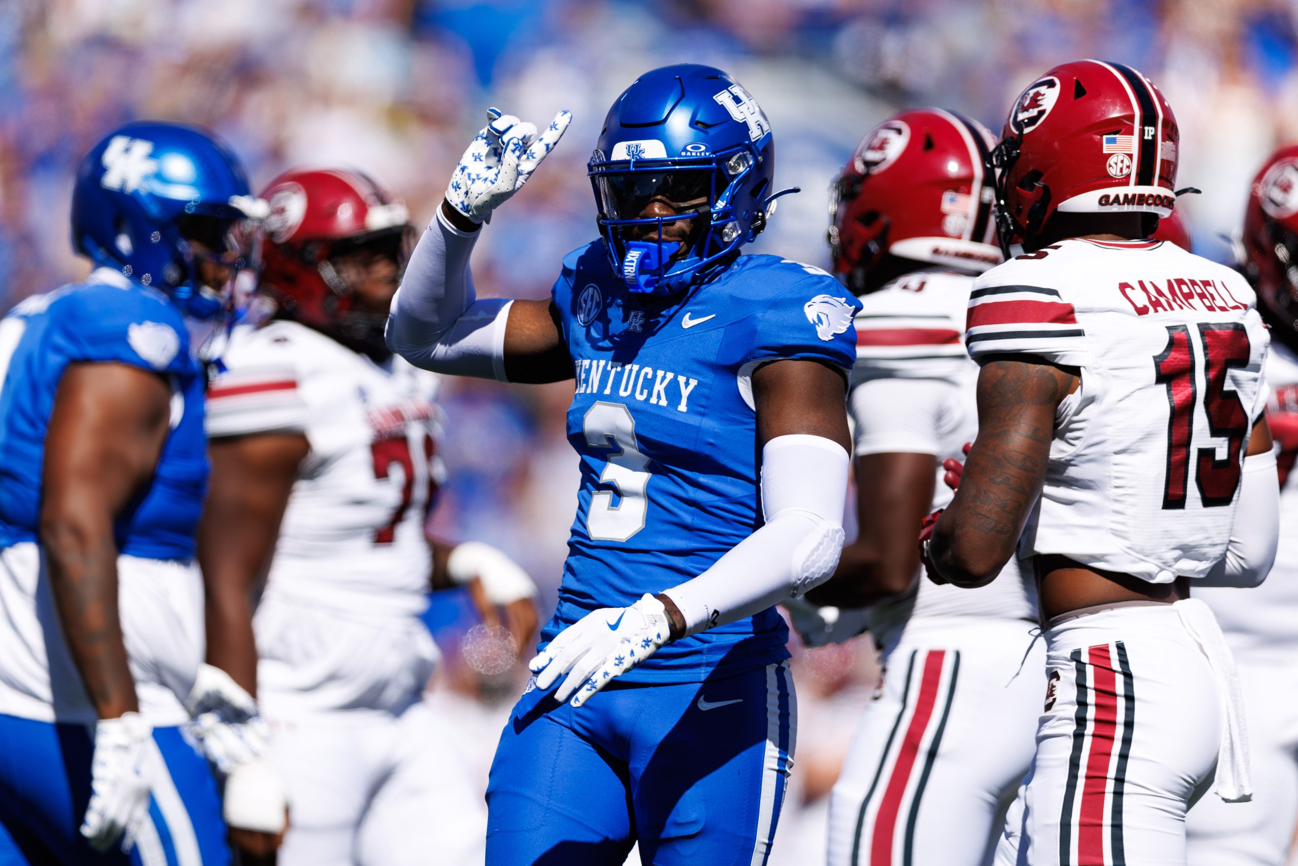 Alex Afari no longer practicing with Kentucky football, per Will Stein