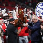 Georgia celebrates an SEC title.