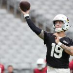 Arizona Cardinals quarterback Carson Beck.