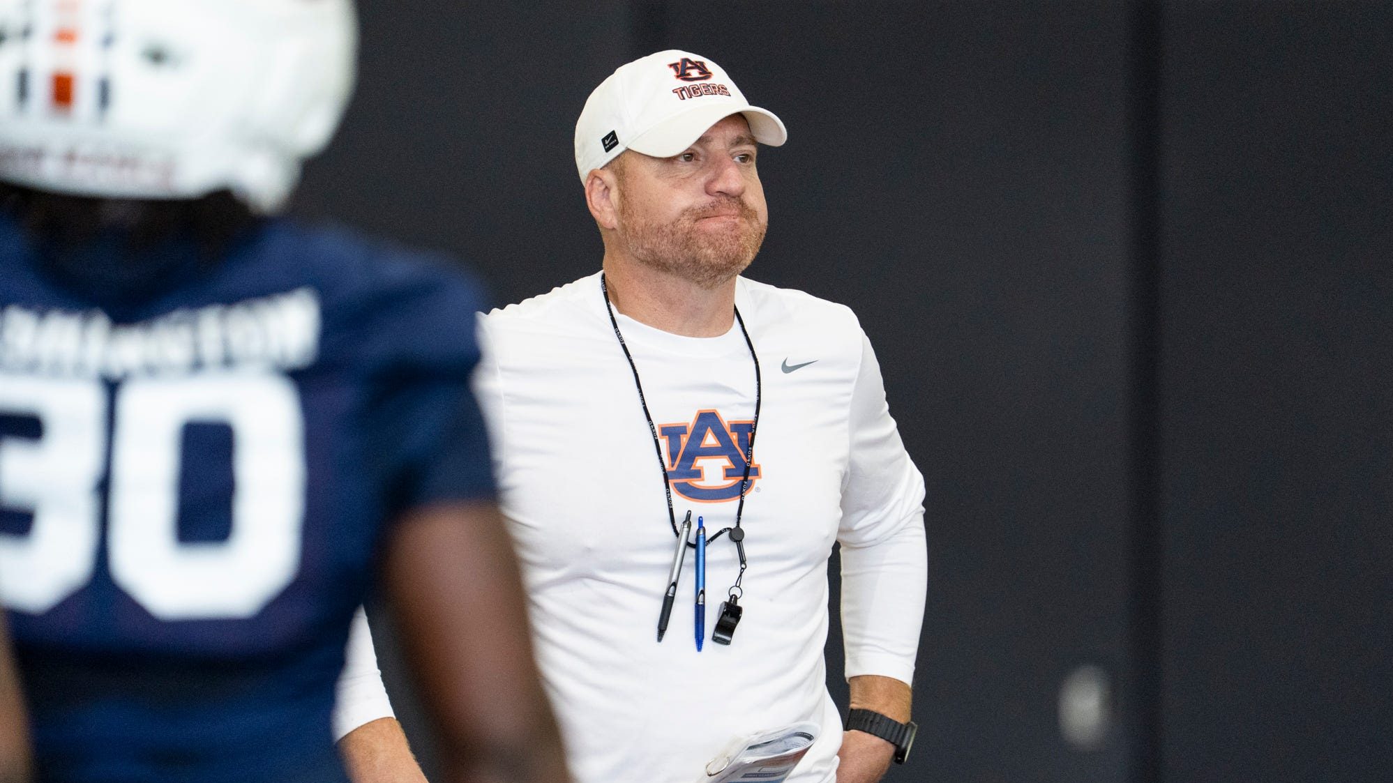 Alex Golesh on Auburn&rsquo;s first scrimmage: &lsquo;Sloppy day on both sides&rsquo;