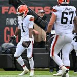 KC Concepcion in preseason action for the Cleveland Browns.