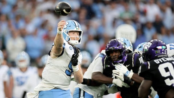 UNC quarterback Billy Edwards.