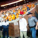Lane Kiffin at Neyland Stadium.