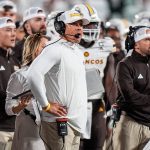 Lance Taylor coaching Western Michigan.