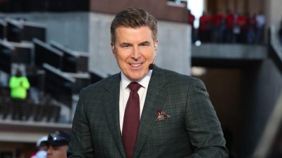 Rece Davis on College GameDay.