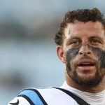 Feleipe Franks shown during a Panthers preseason game.