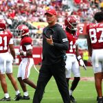Kalen DeBoer coaches Alabama against ECU.