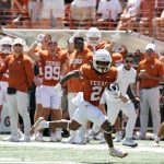Texas running back Hollywood Smothers.