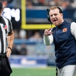 Auburn coach Alex Golesh.