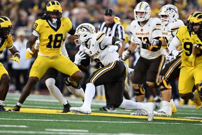 Michigan faces Western Michigan.