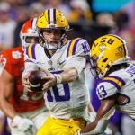 Sam Leavitt runs the offense against Clemson.