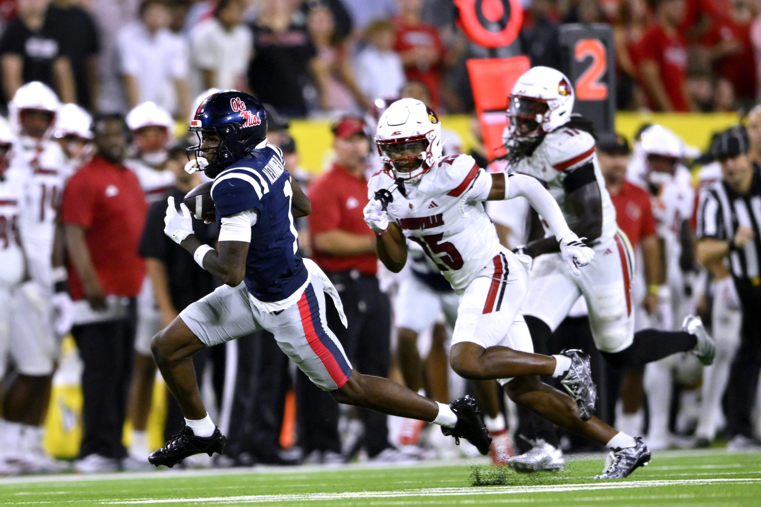 Deuce Alexander adds to career night with another 62-yard touchdown, extends Ole Miss lead