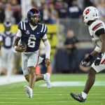 Ole Miss QB Trinidad Chambliss.