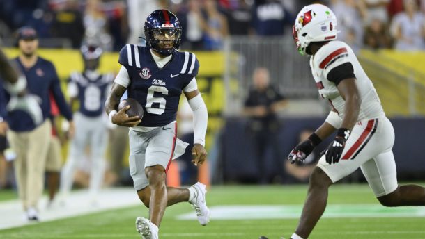 Ole Miss QB Trinidad Chambliss.
