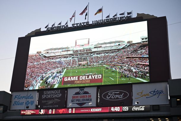 SMU at FSU is delayed.