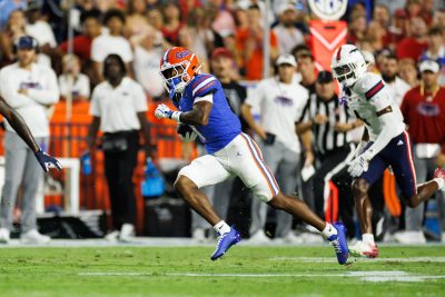 Vernell Brown takes the ball.