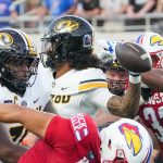 Missouri Tigers QB Austin Simmons.