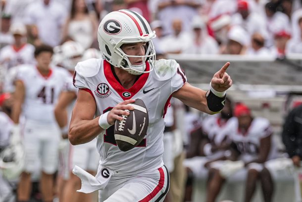 Georgia QB Gunner Stockton.