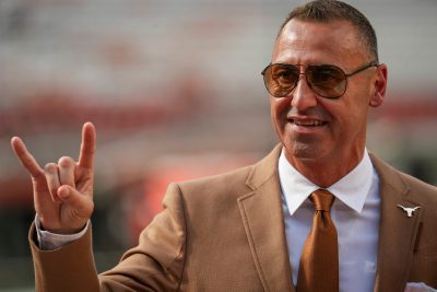 Texas coach Steve Sarkisian.