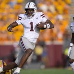 Mississippi State QB Kamario Taylor against Minnesota.