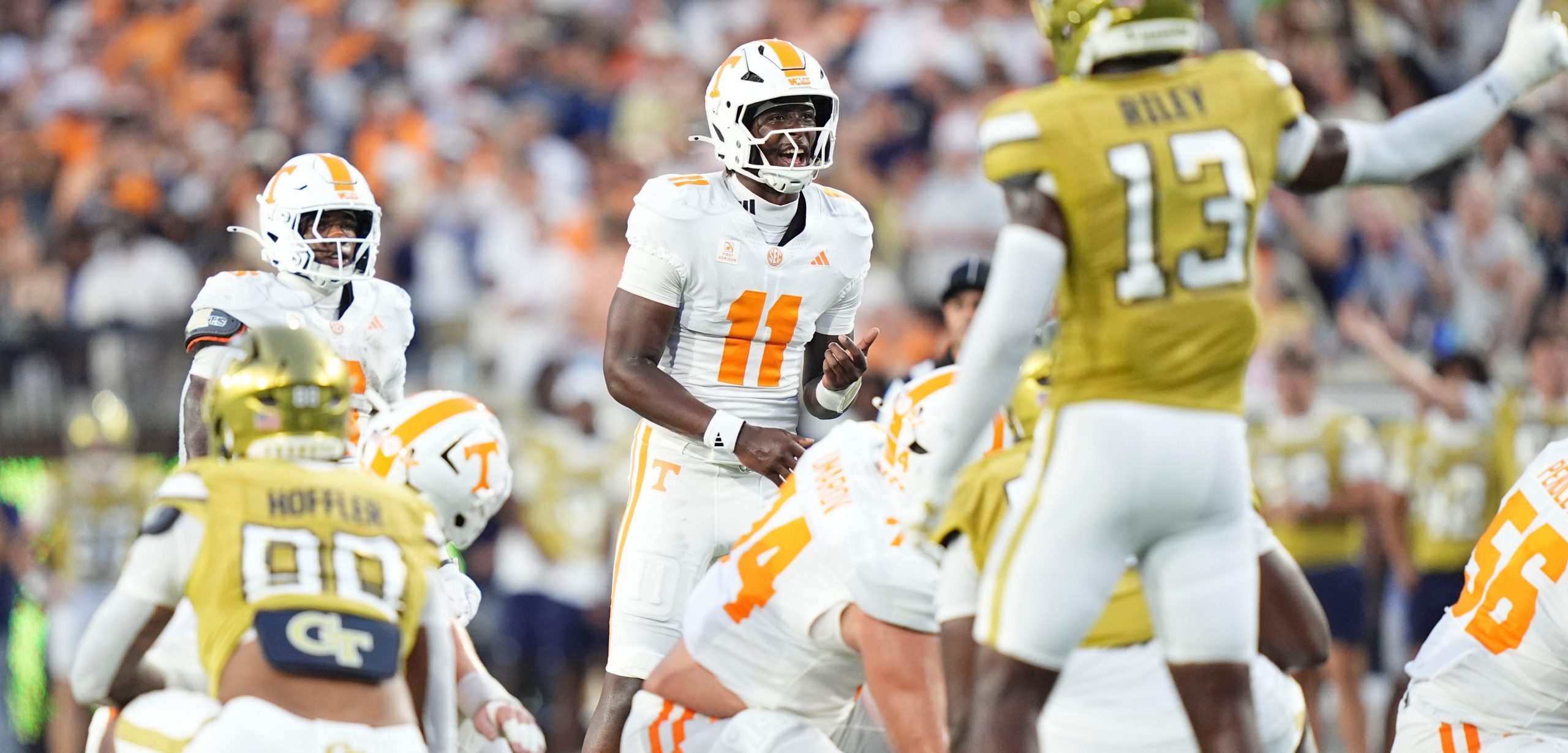 Josh Heupel praises 'composed' first road start for Faizon Brandon