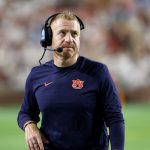 Auburn coach Alex Golesh.