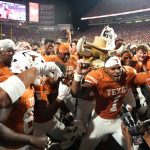 Texas players after the win over Ohio State.