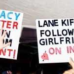Ole Miss College GameDay signs about Lane Kiffin.