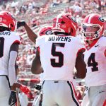 Georgia players celebrate
