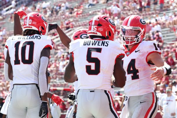 Georgia players celebrate