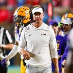 LSU coach Lane Kiffin.