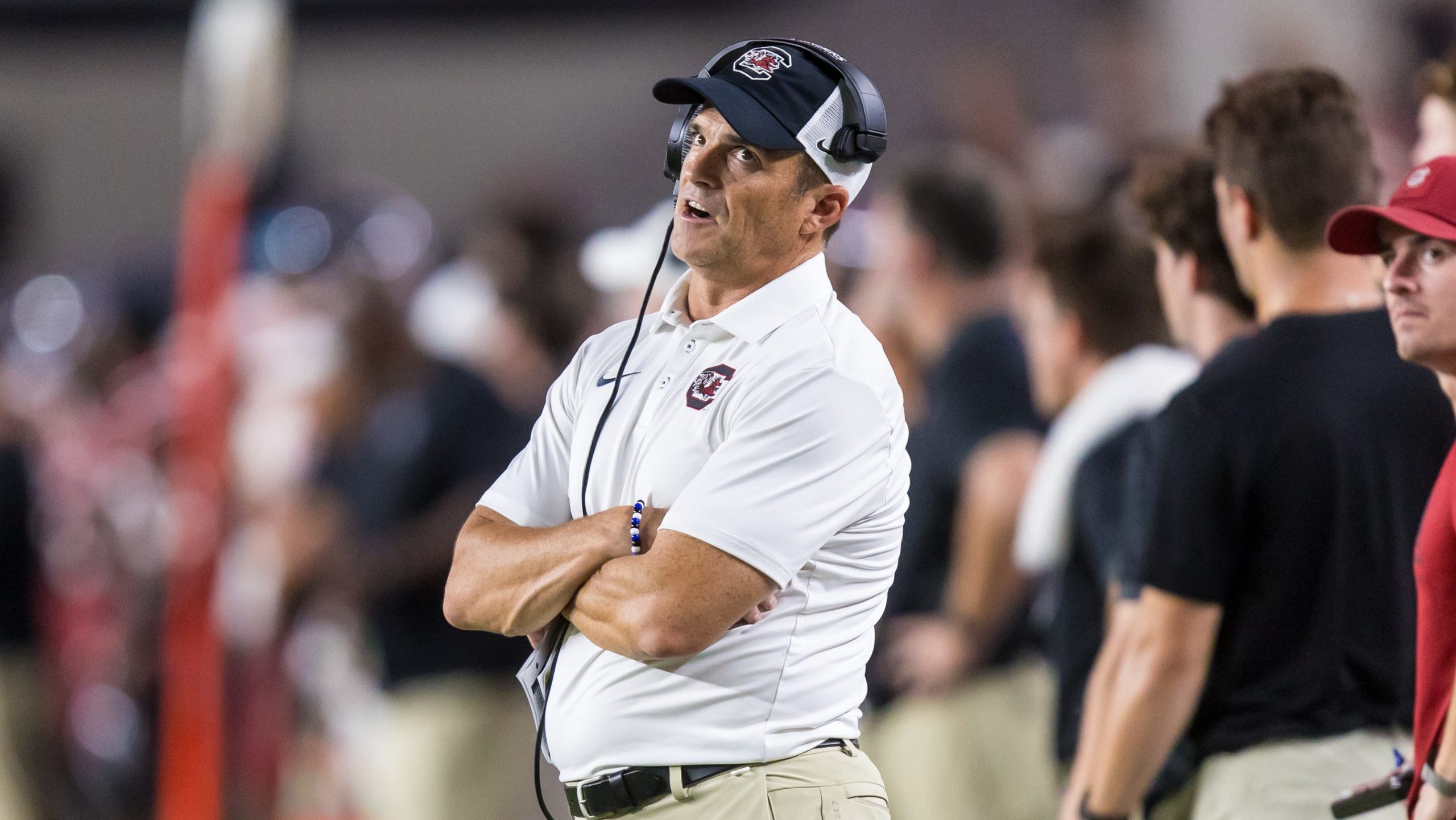 South Carolina fans chant ‘fire Beamer’ after crushing loss to Mississippi State South Carolina fans chant ‘fire Beamer’ after crushing loss to Mississippi State
