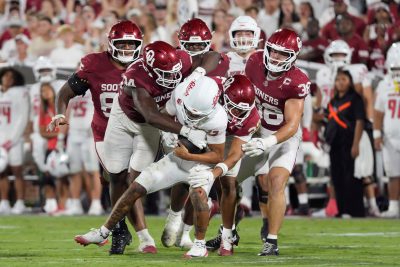 Oklahoma Sooners defense.