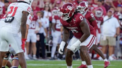 Oklahoma's David Stone shown during a game.