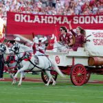 Oklahoma's Sooner Schooner is shown.