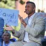 Tim Tebow and Chase Daniel on the set of SEC Nation.