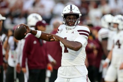 Mississippi State QB Kamario Taylor.