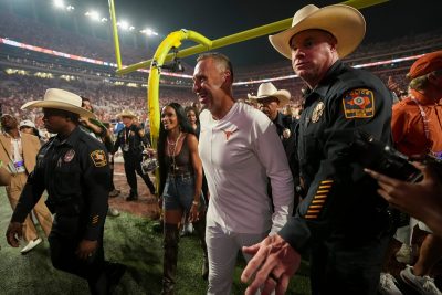 College Football prediction market apps. Steve Sarkisian.